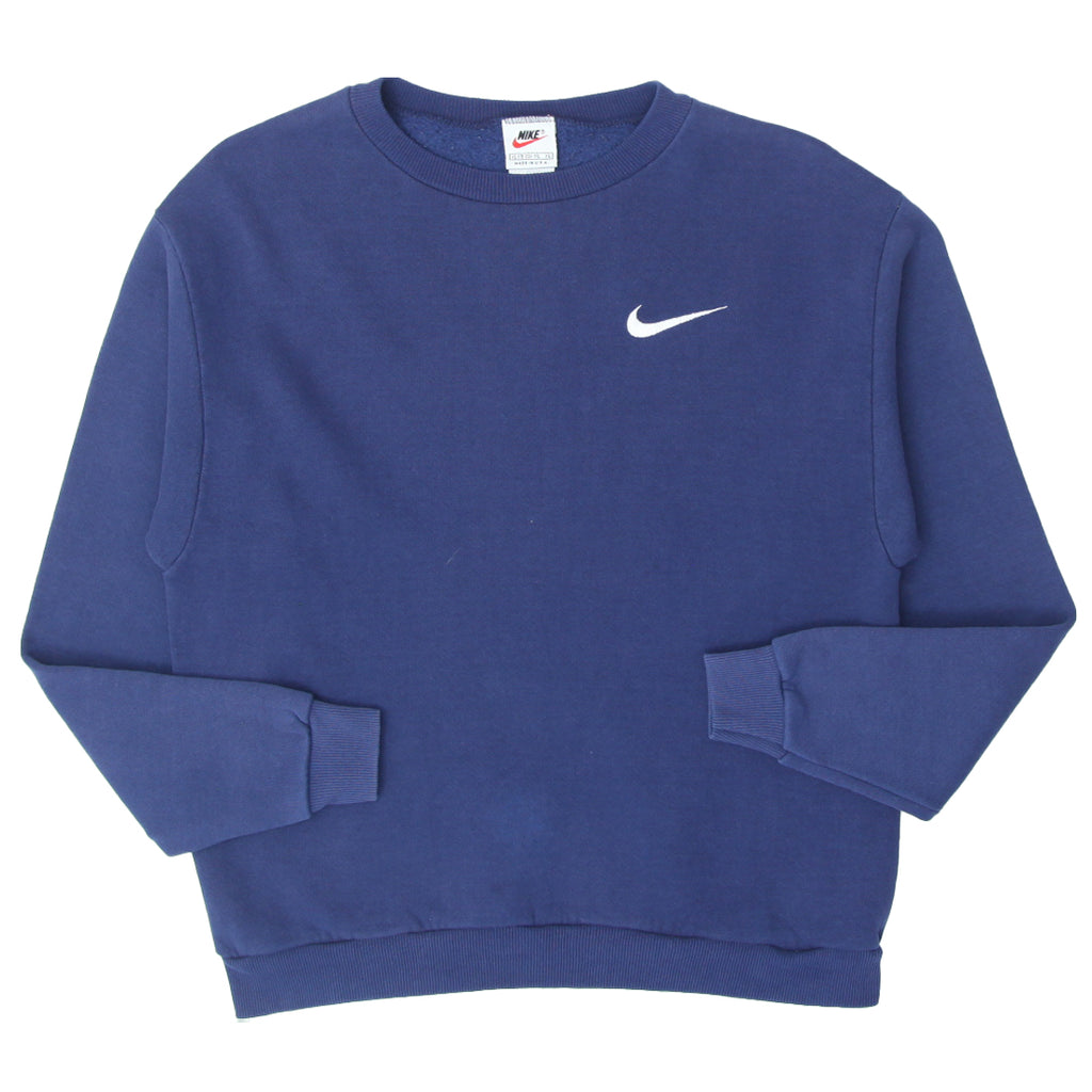 Blue nike sweatshirt vintage hot sale