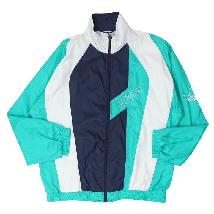Vintage Adidas Embroidered Full Zip Windbreaker Jacket