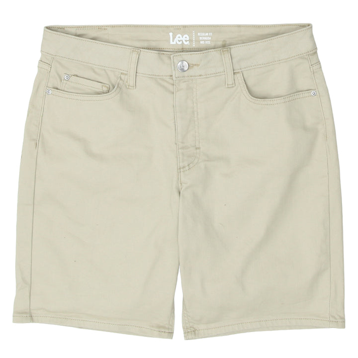 Ladies Lee Regular Fit Bermuda Denim Shorts