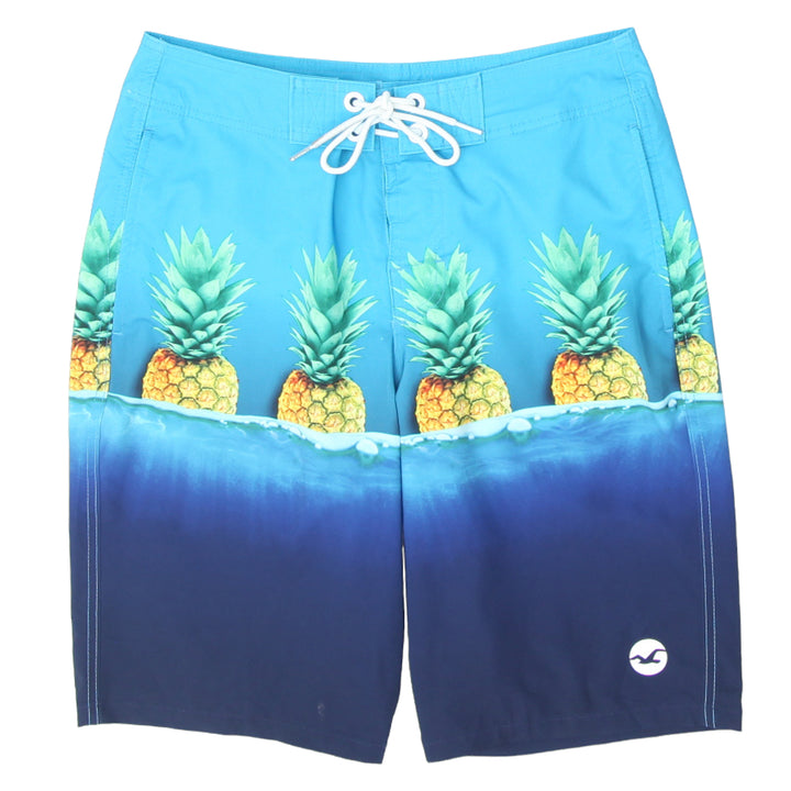 Mens Hollister Pineapple Print Board Shorts