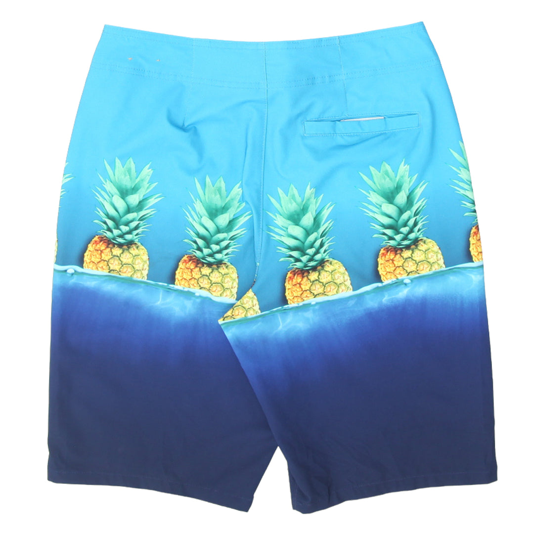 Mens Hollister Pineapple Print Board Shorts