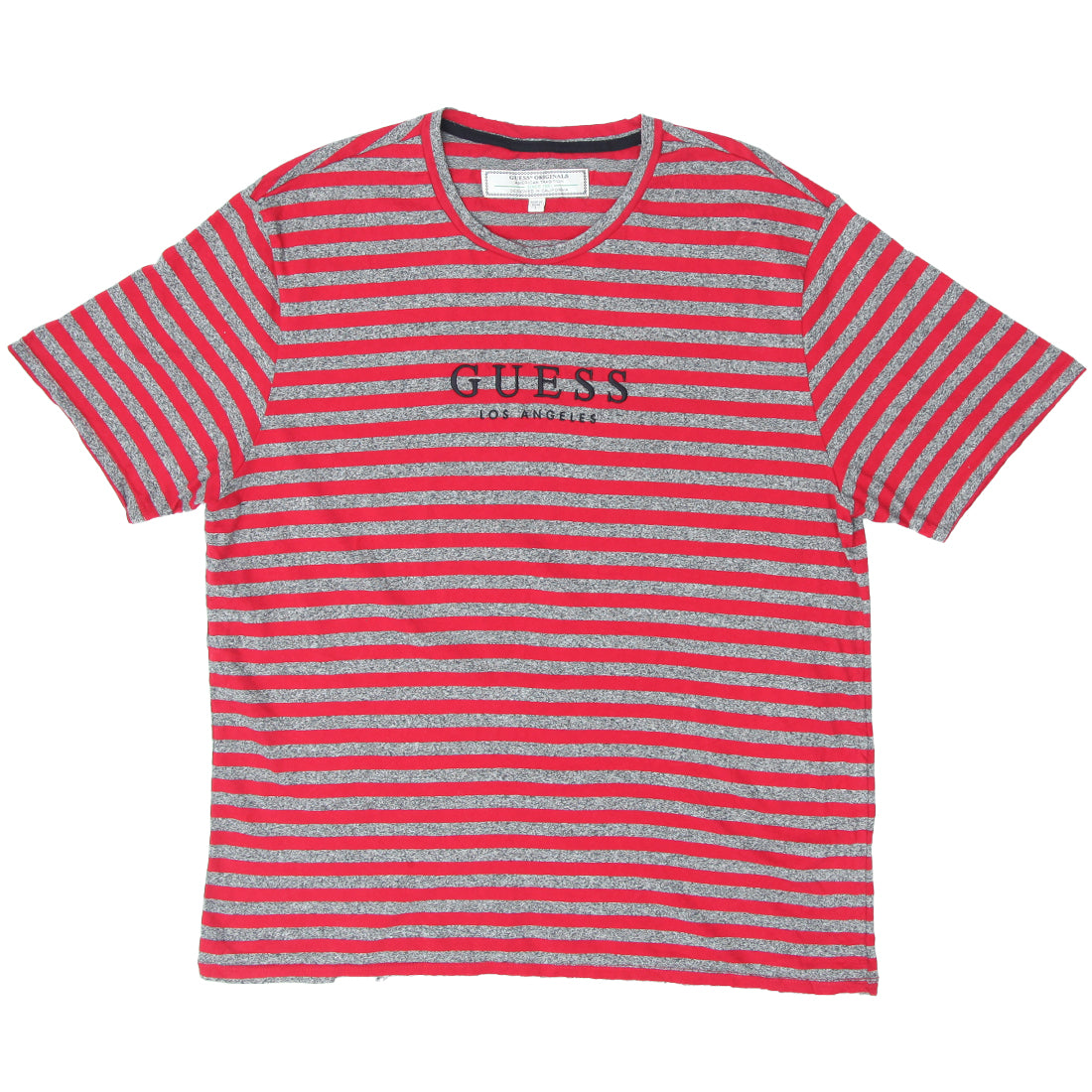 Guess blue and pink striped shirt best sale