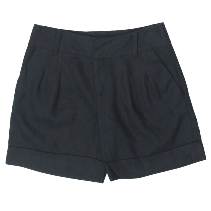 Ladies Michael Kors Black Linen Shorts