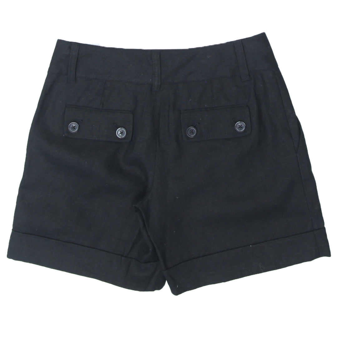 Ladies Michael Kors Black Linen Shorts