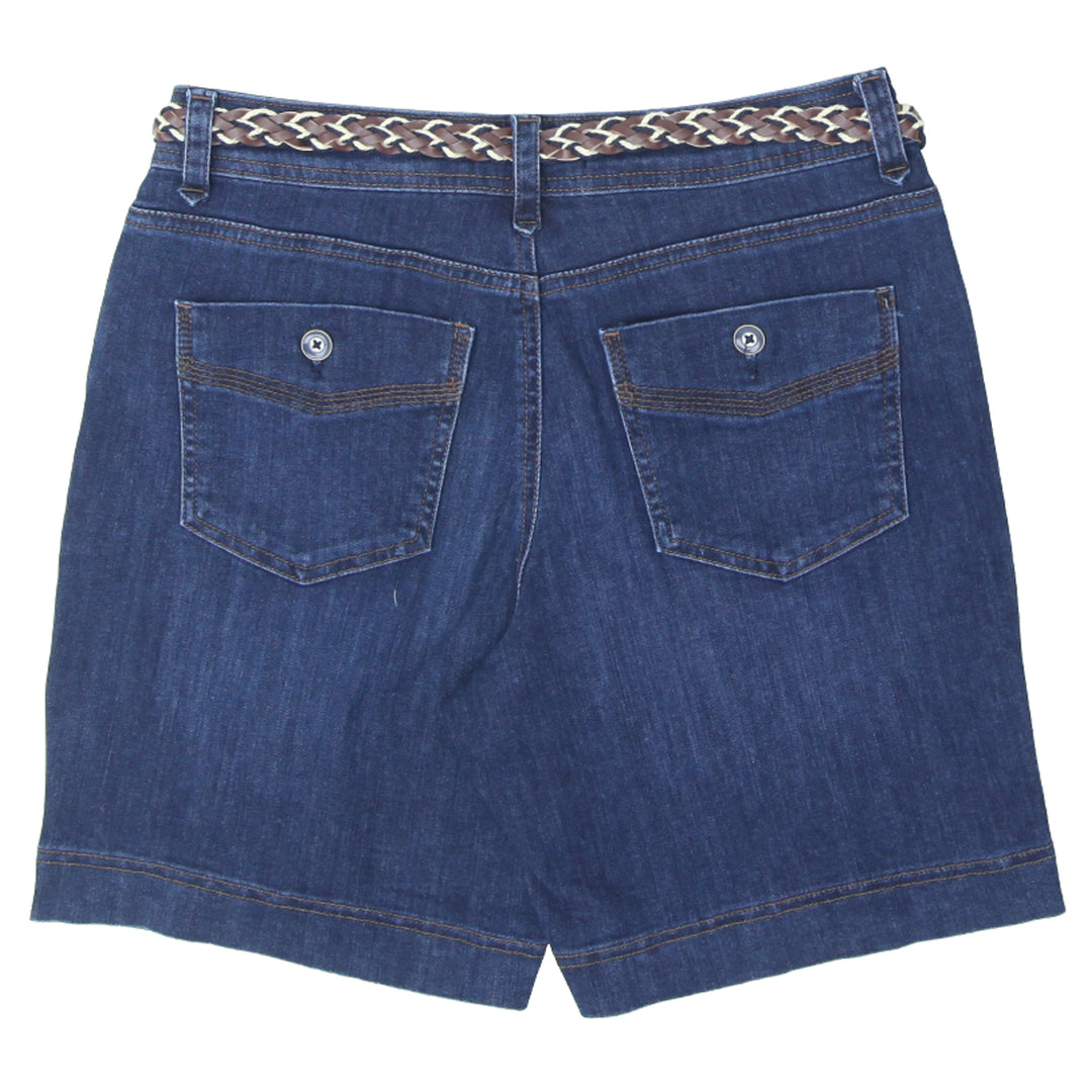 Ladies Lee Platinum Label Belted Denim Shorts