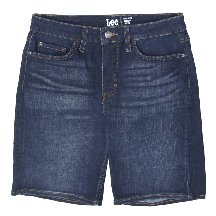 Ladies Lee Regular Fit Bermuda Denim Shorts