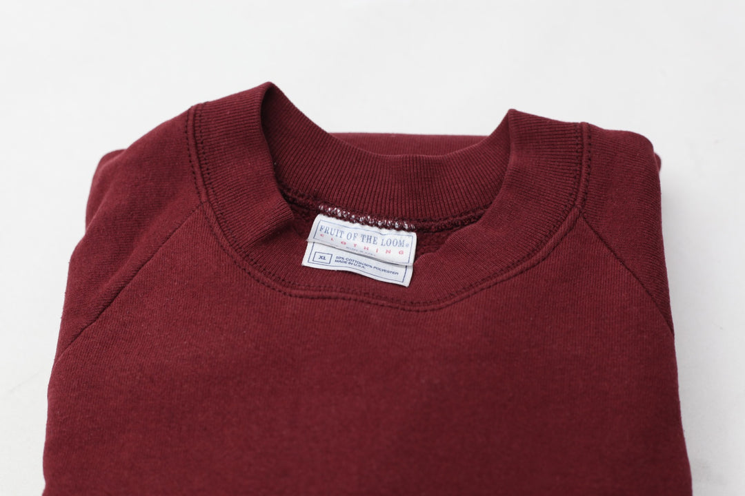 Vintage Fruit of The Loom Crewneck Sweatshirt Made In USA