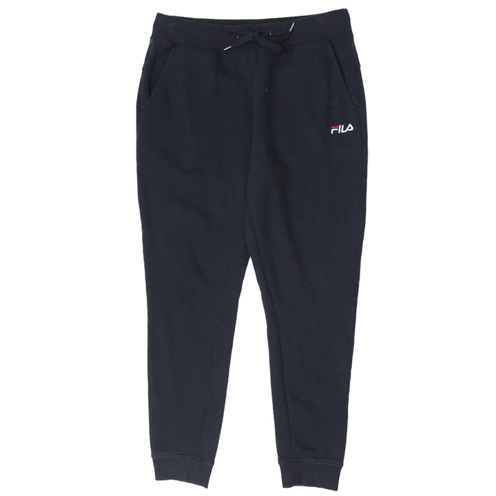 Ladies FILA Black Fleece Jogger Pants