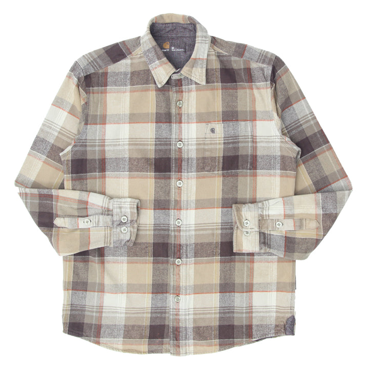 Mens Carhartt Plaid Heavyweight Flannel Shirt