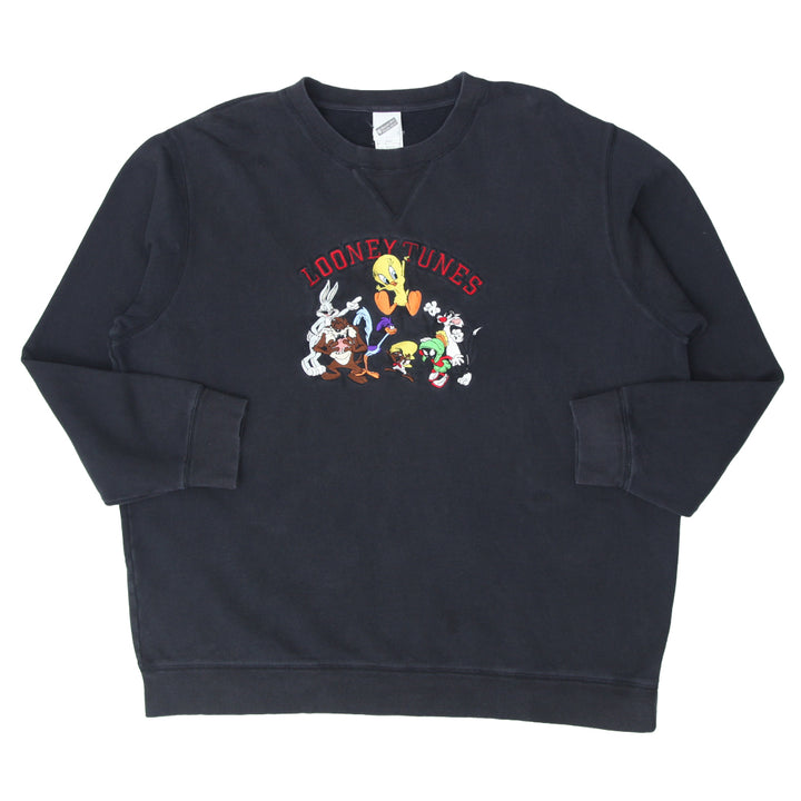 Vintage Warner Bros Looney Tunes Embroidered Crewneck Sweatshirt