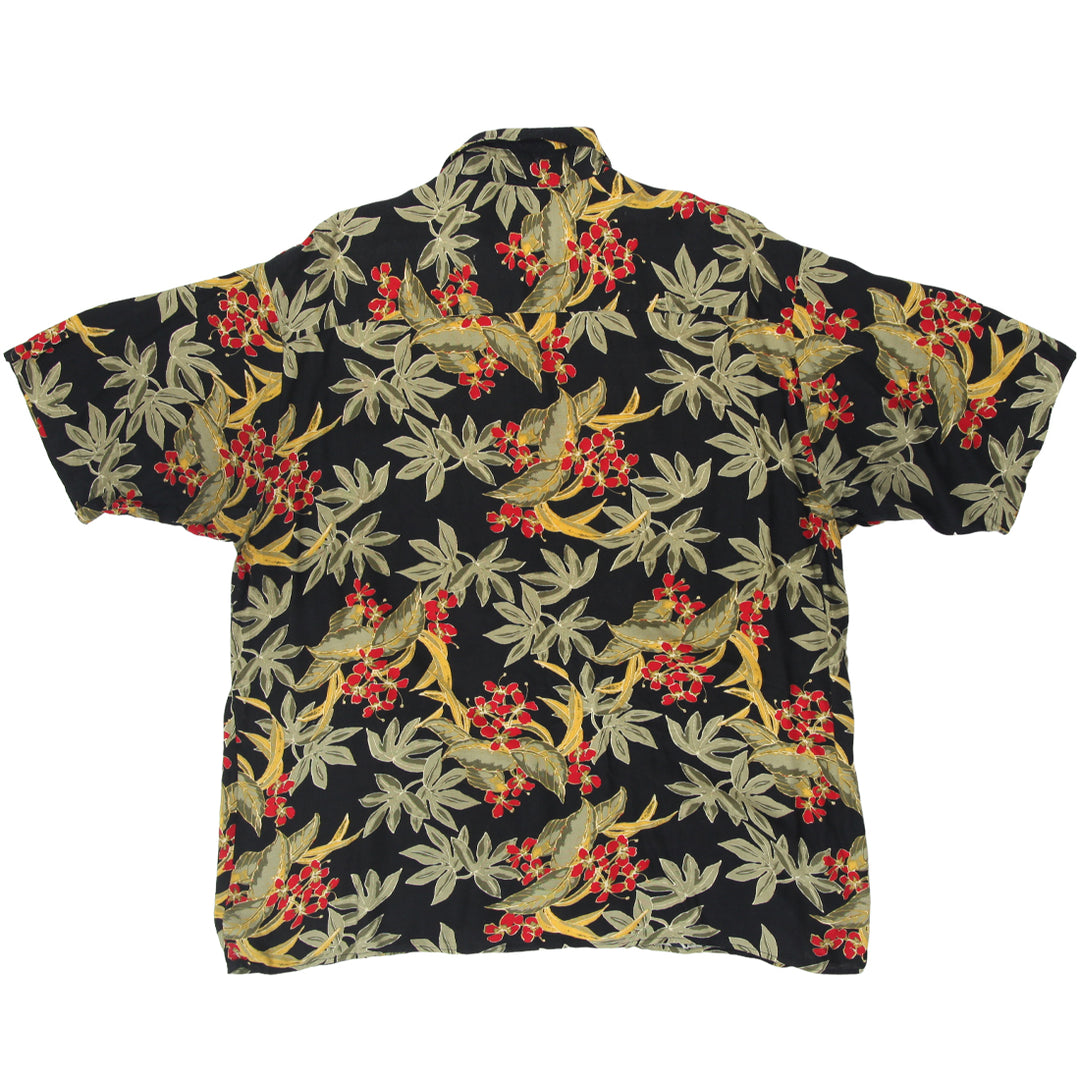 Mens Puritan Floral Hawaiian Shirt