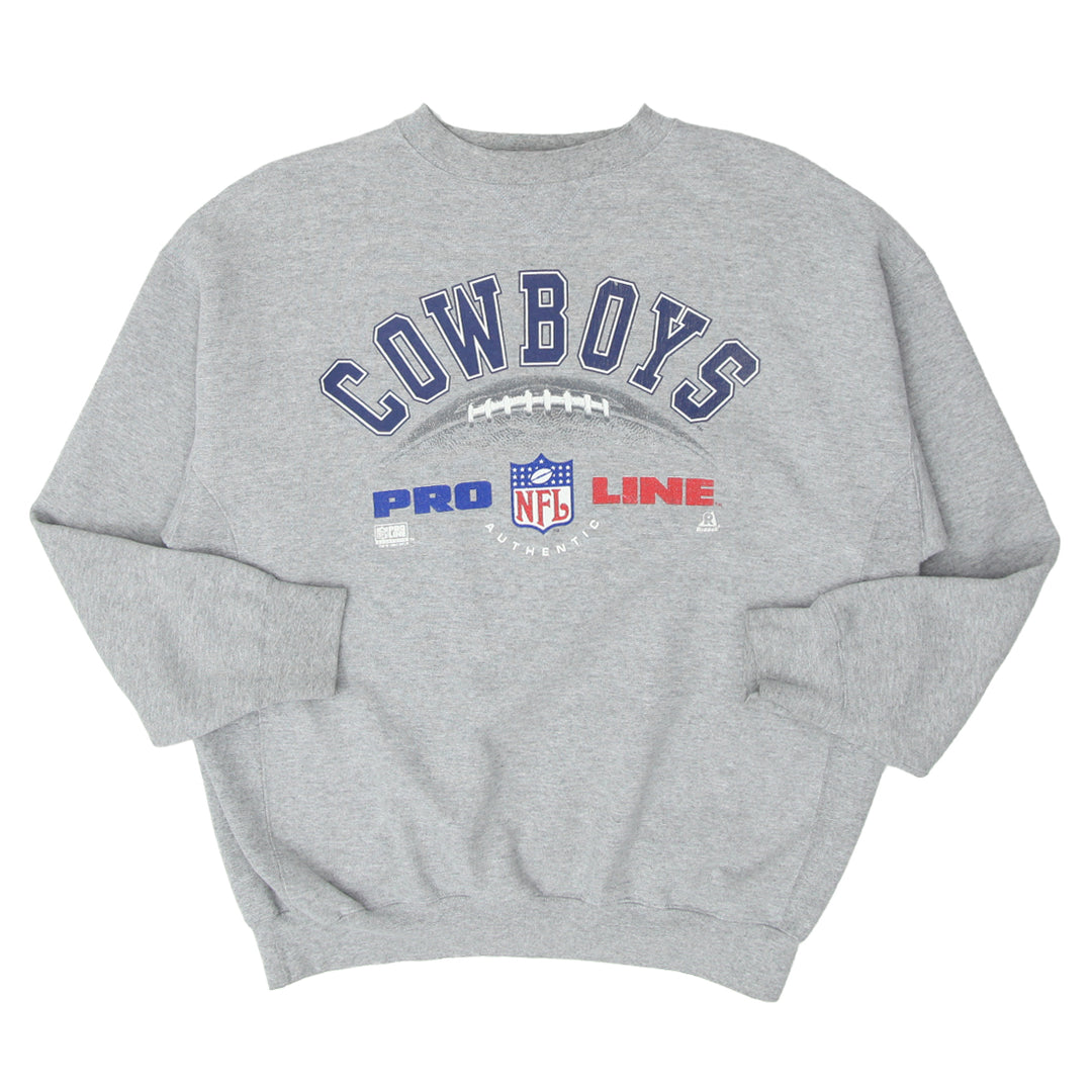 Vintage 1995 Riddell NFL Pro Line Dallas Cowboys Sweatshirt Made In USA