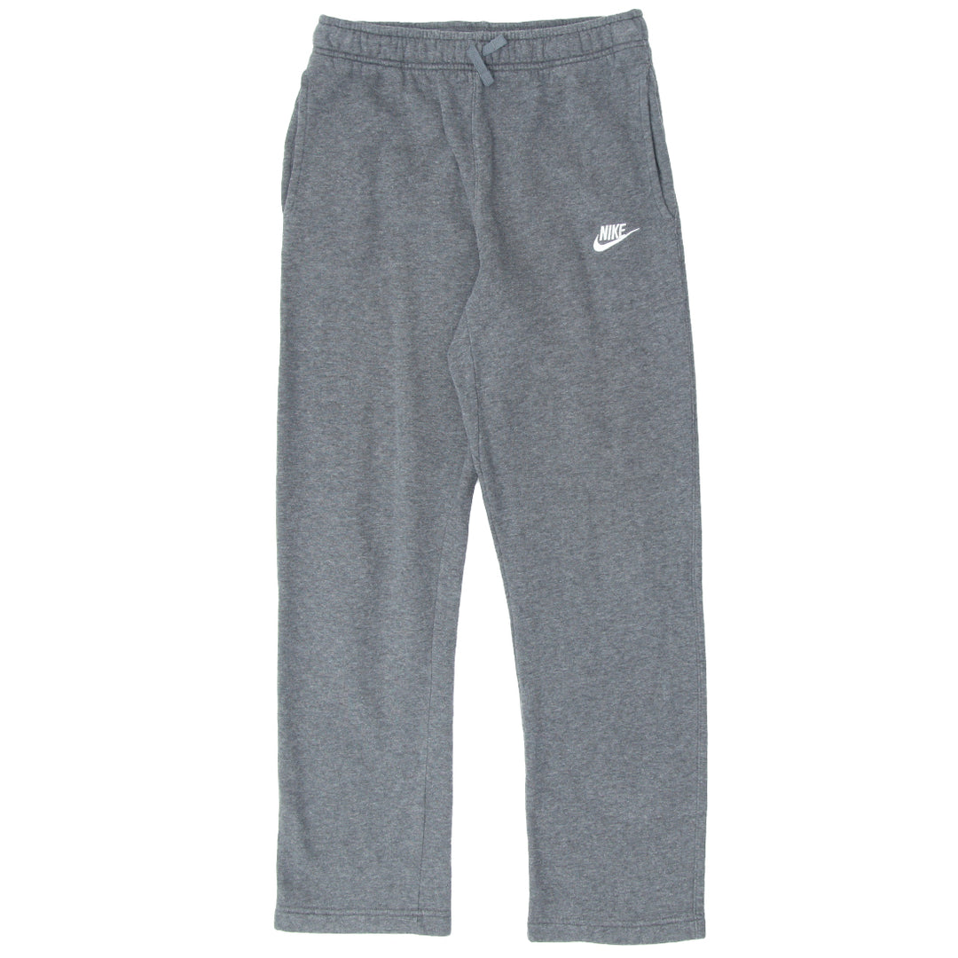 Boys Youth Nike Spell Out Swoosh Embroiderd Fleece Track Pants