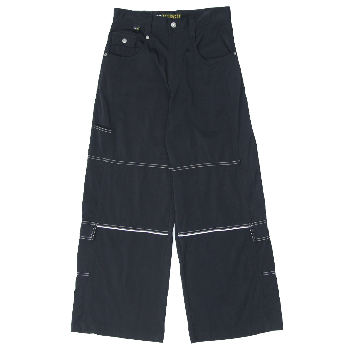 Ladies Kik Girl Y2K wide Leg Cargo Pants Fashion Rerun Vintage