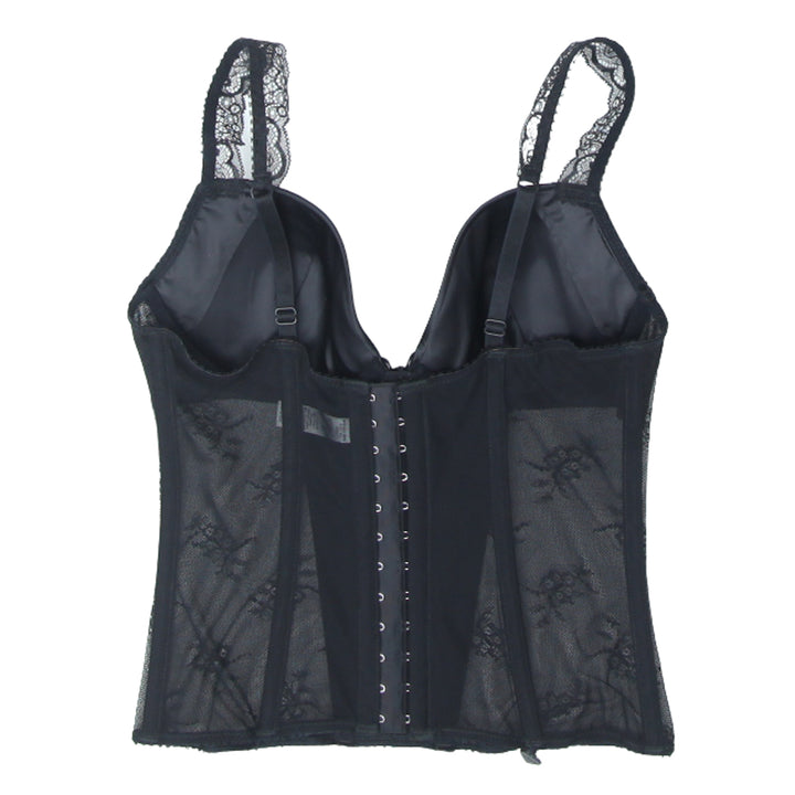 Ladies la Senza Y2K Black Lace Corset