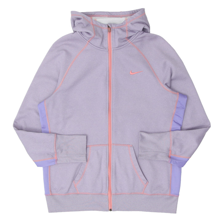 Ladies Nike Swoosh Embroidered Full Zip Hoodie