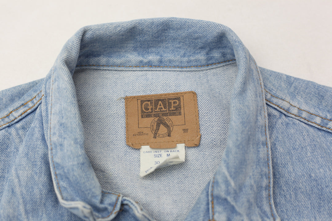 Vintage GAP Denim Mens Denim Jacket Made In USA