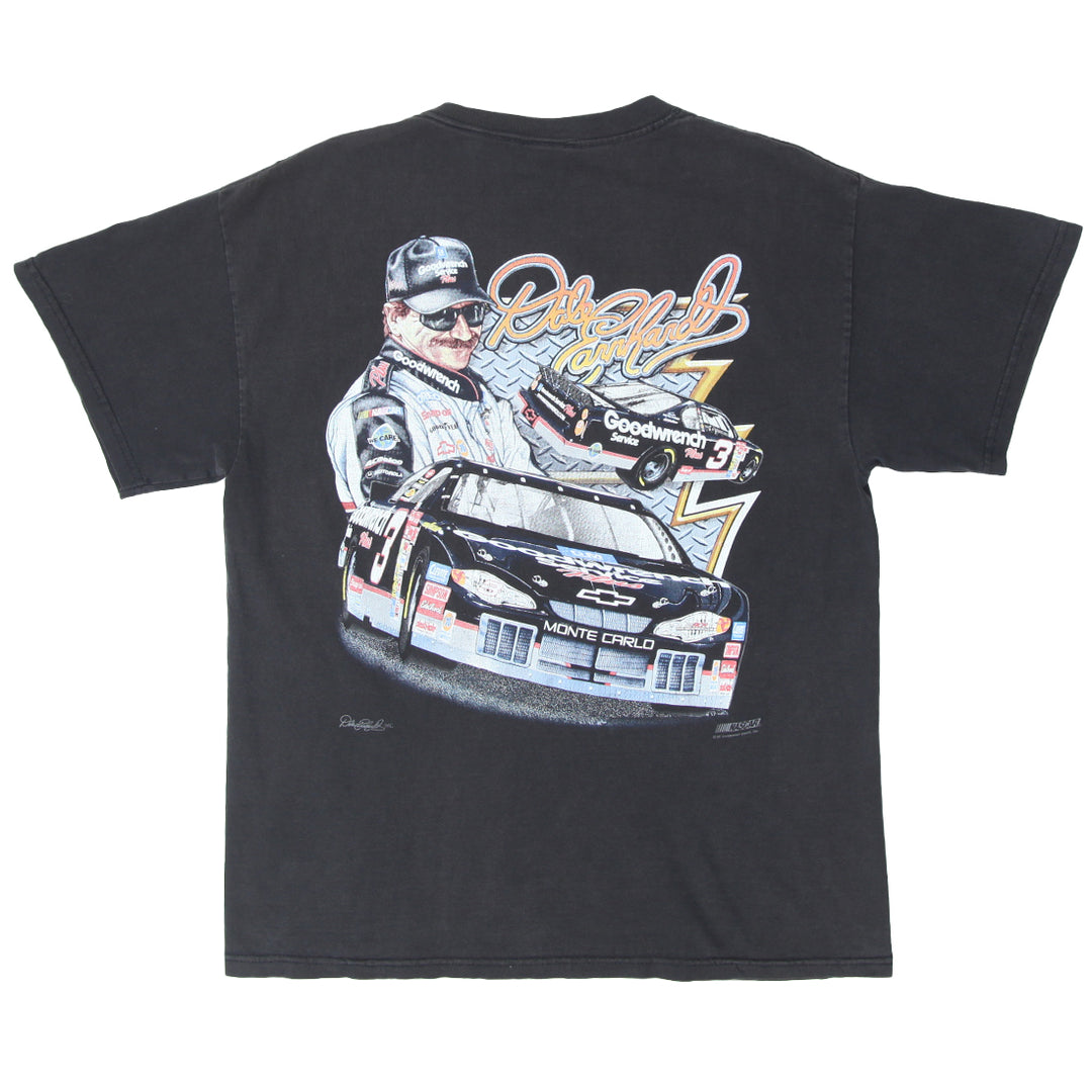 Vintage Dale Earnhardt 7 Time Nascar Winston Cup Champion T-Shirt Black Chase