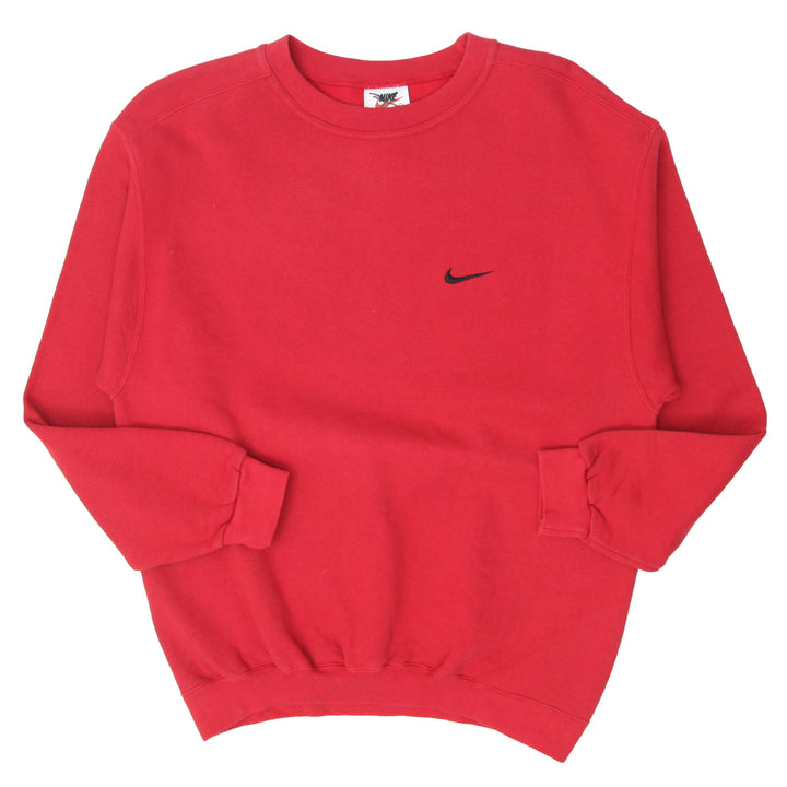 Vintage Nike 90's Swoosh Embroidered Crewneck Sweatshirt Made In USA