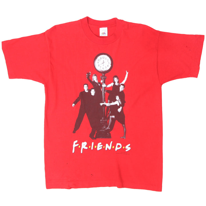 1996 Vintage Warner Bros F.R.I.E.N.D.S T-shirt Single Stitch Red Large