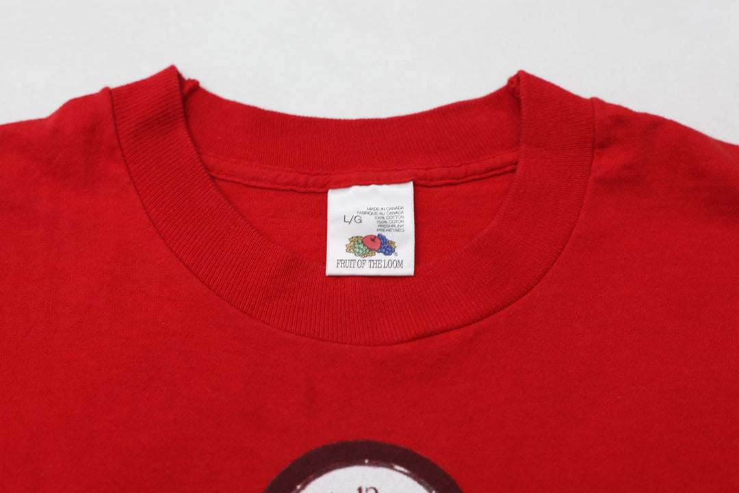 1996 Vintage Warner Bros F.R.I.E.N.D.S T-shirt Single Stitch Red Large