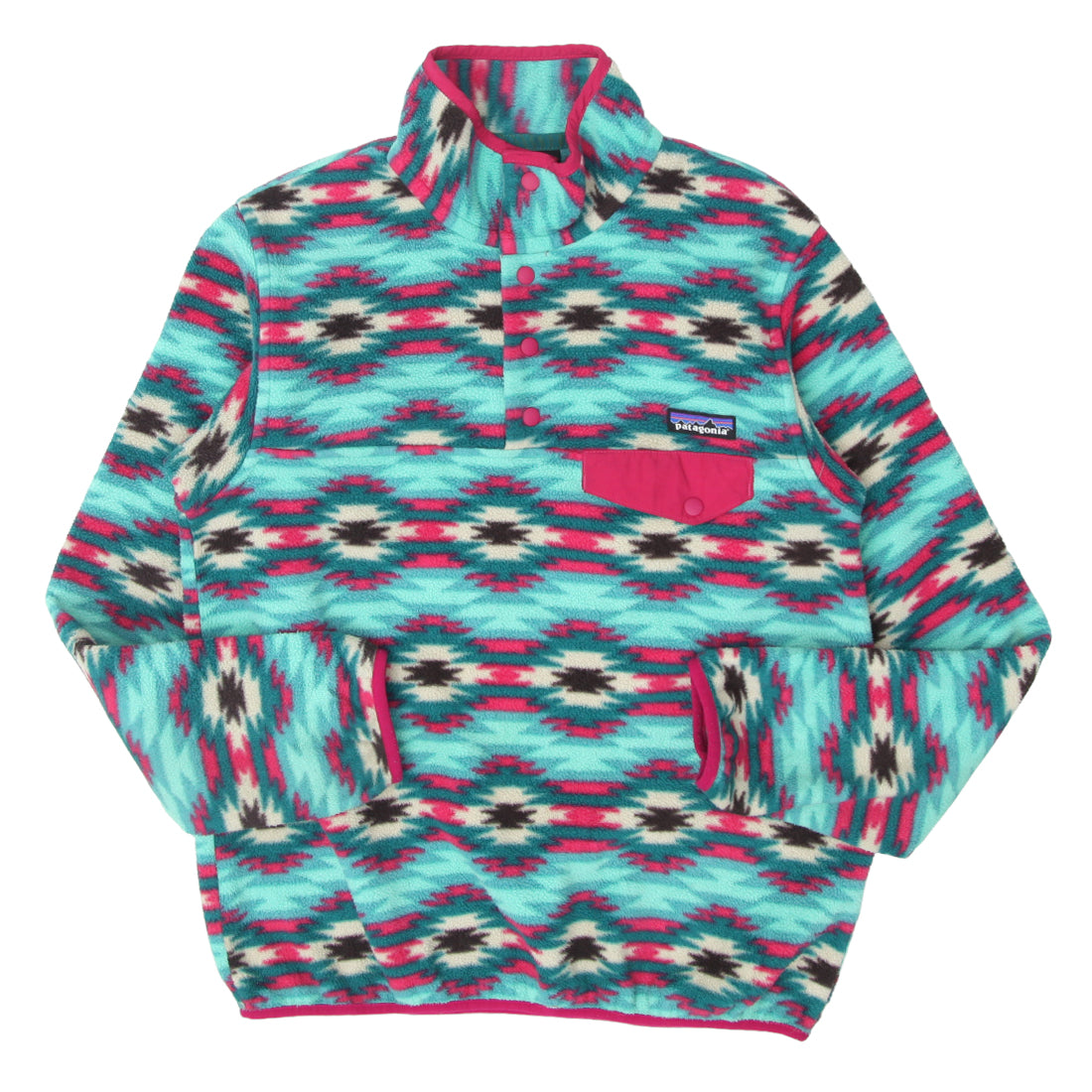 Patagonia Synchilla Wild Dessert Aztec Snap T Ladies Pull Over