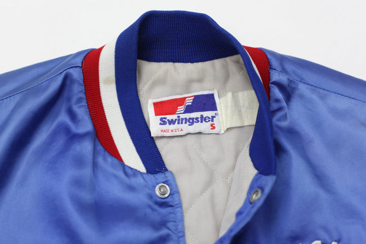 Vintage Chicago Cubs Swingster Satin Baseball Jacket Made In USA