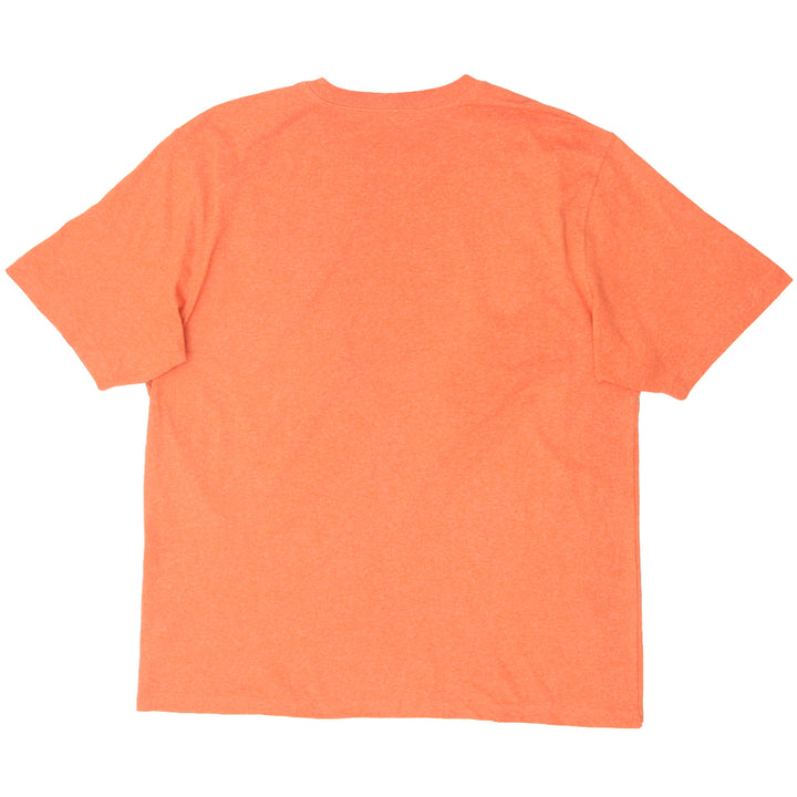 Mens Carhartt Loose Fit Pocket Workwear T-Shirt Orange XL