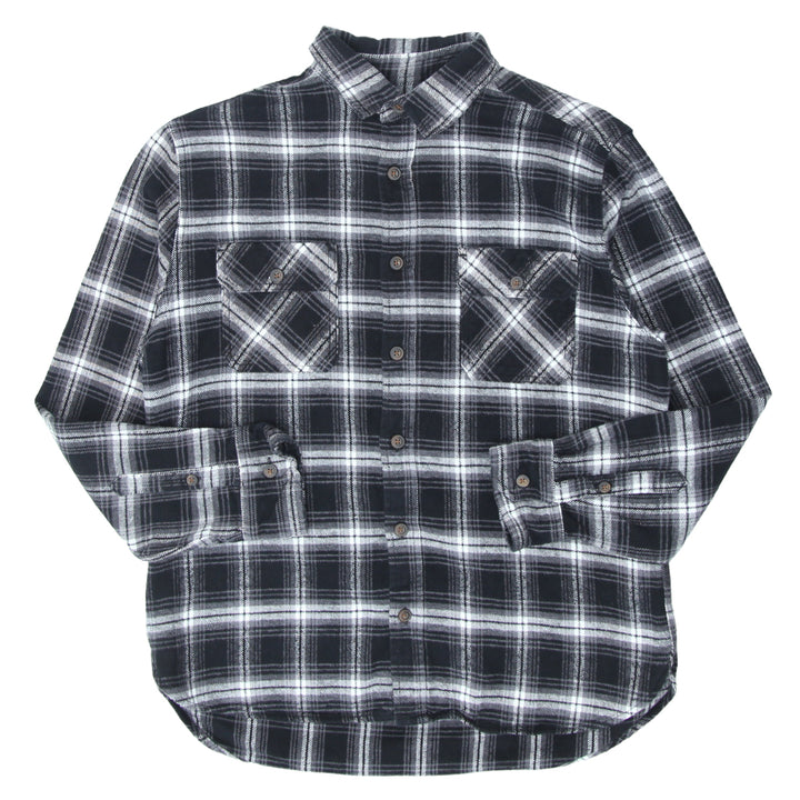 Jachs New York Plaid Flannel Mens Shirt