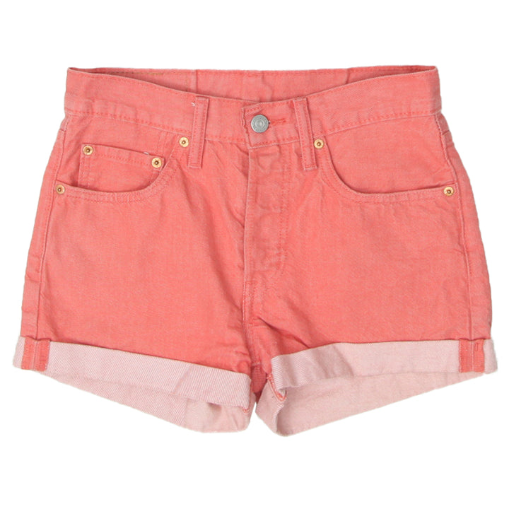 Ladies Levi Strauss # 501 Button Fly Cuff Denim Shorts