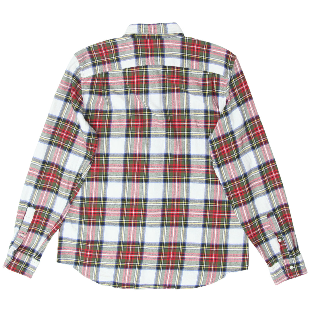 Mens GAP Standard Fit Plaid Flannel Shirt