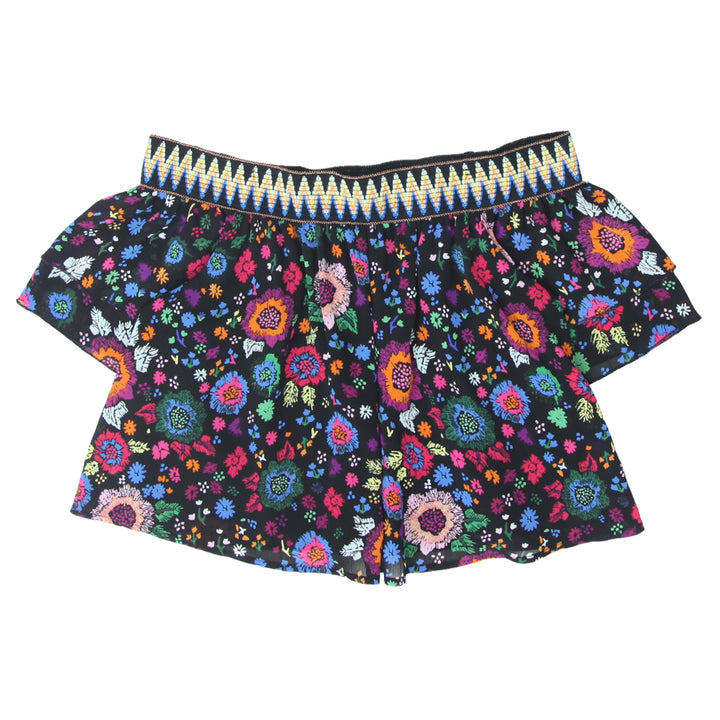 Ladies Guess Off Shoulder Floral Crop Top