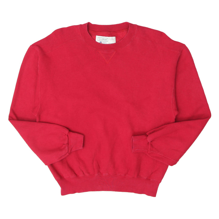 Mens Russell Athletic L.L. Bean Red Crewneck Sweatshirt Made In USA