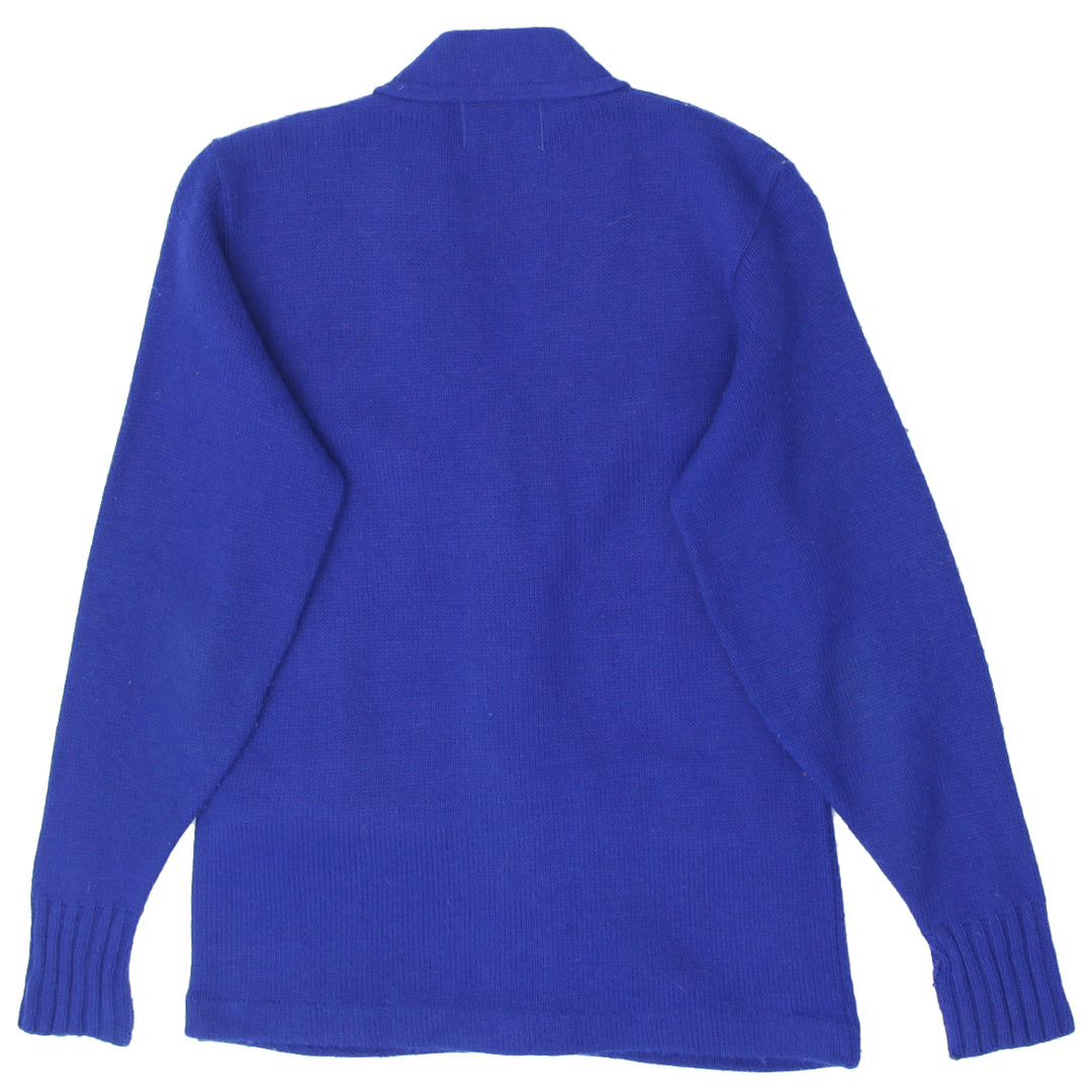 AMF Tennesee American Ladies Vintage Cardigan Blue Sweater