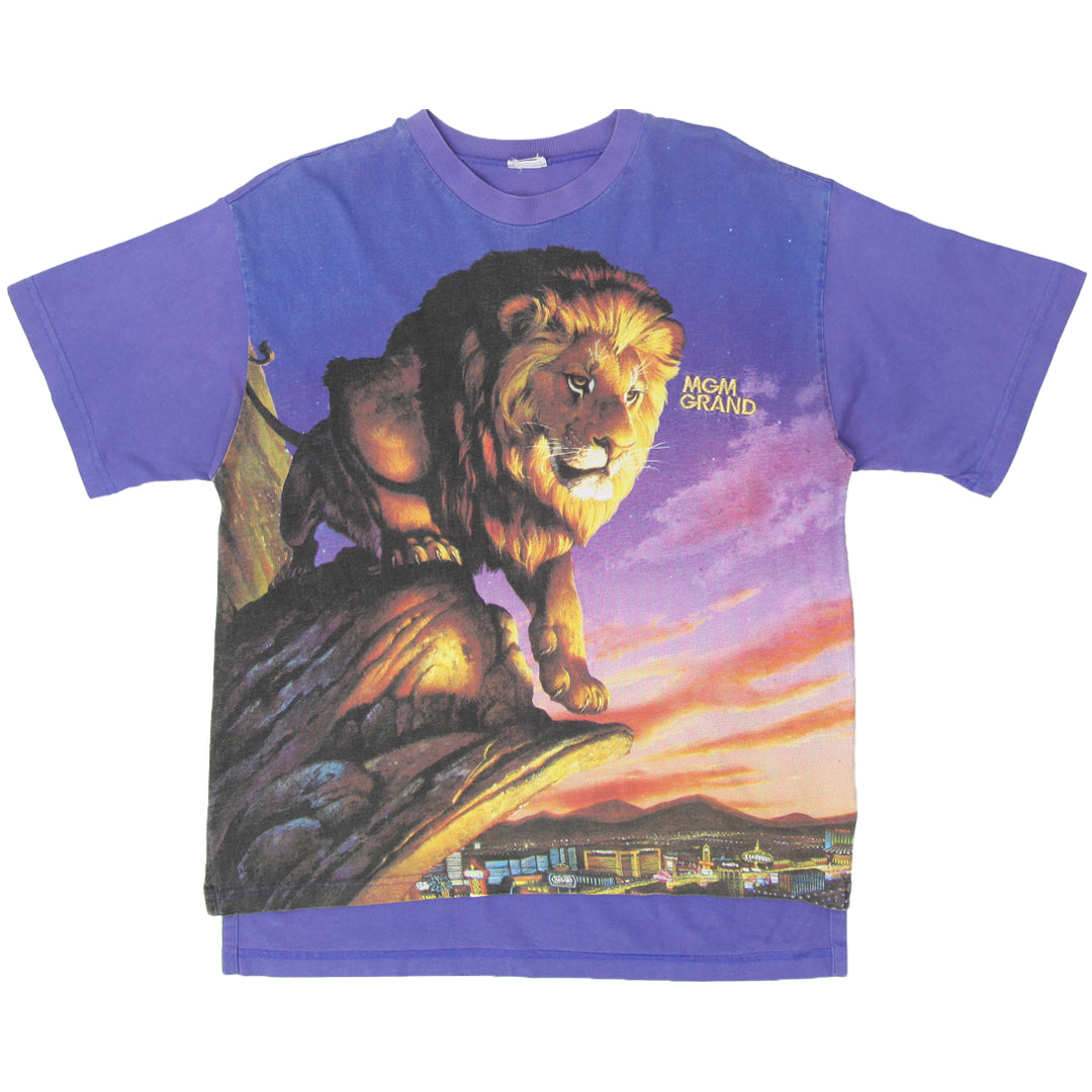 Vintage MGM Grand Lion T-Shirt Purple