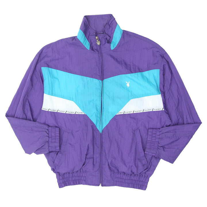 Playboy Windbreaker Mens Full Zip Vintage Jacket