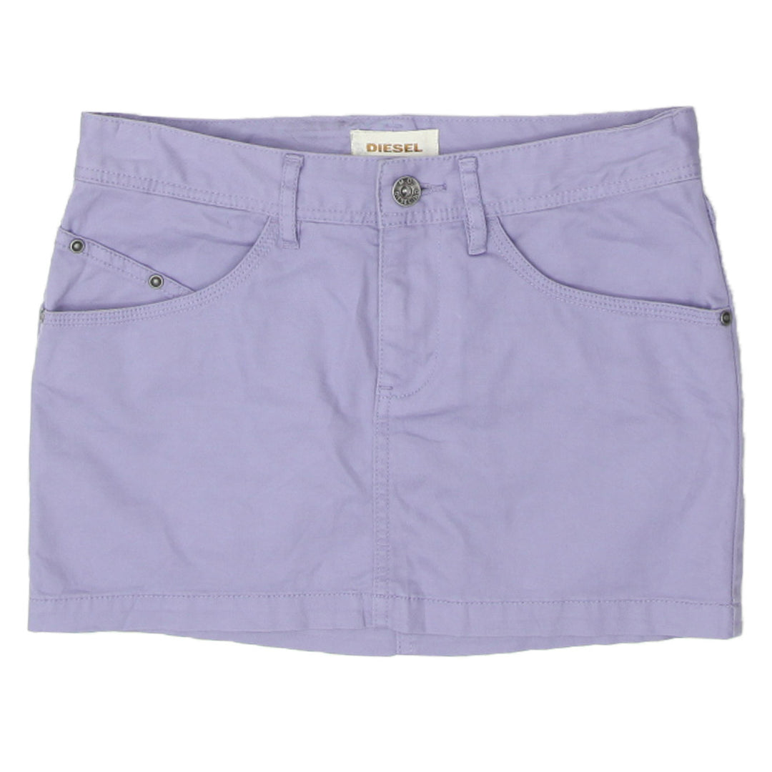 Ladies Diesel Purple Mini Skirt