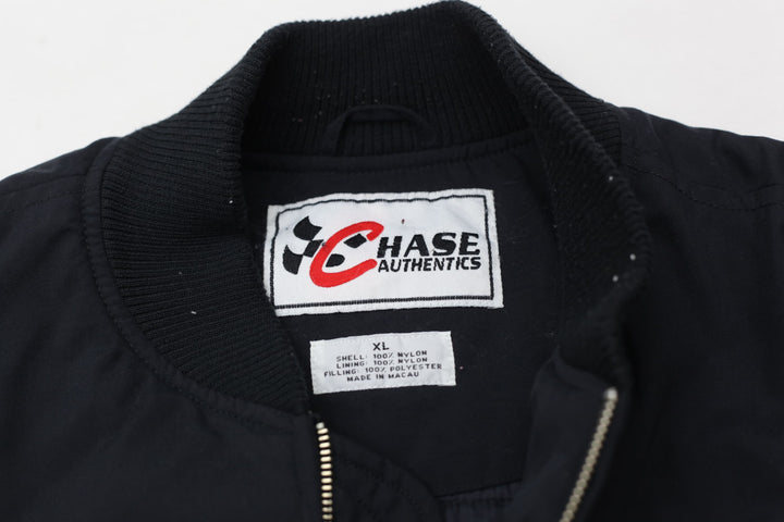 Chase Authentic #8 Dale Earnhardt Jr. Nascar Mens Black Vintage Jacket