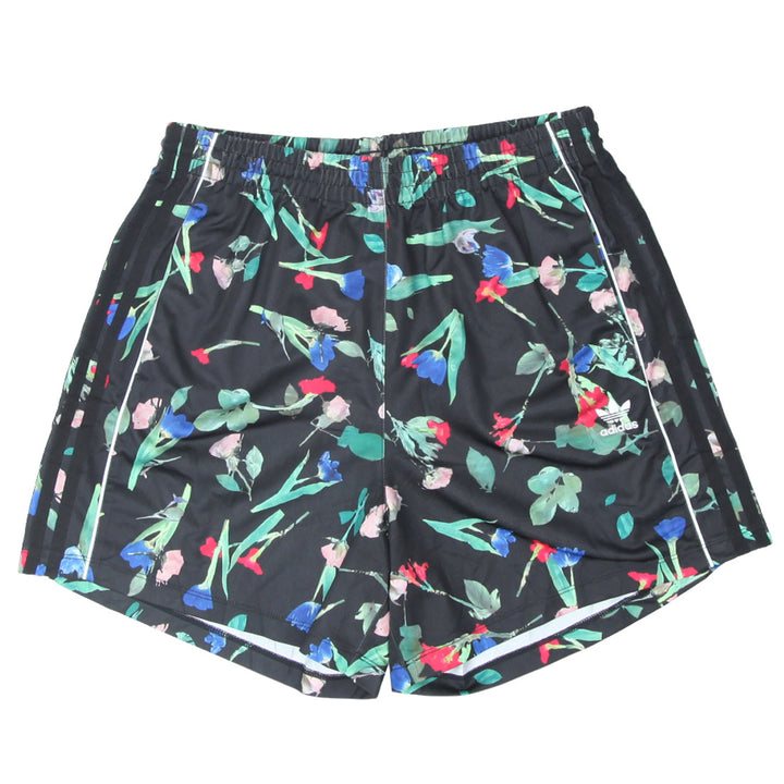 Adidas Embroidered # Stripes Ladies Floral Short