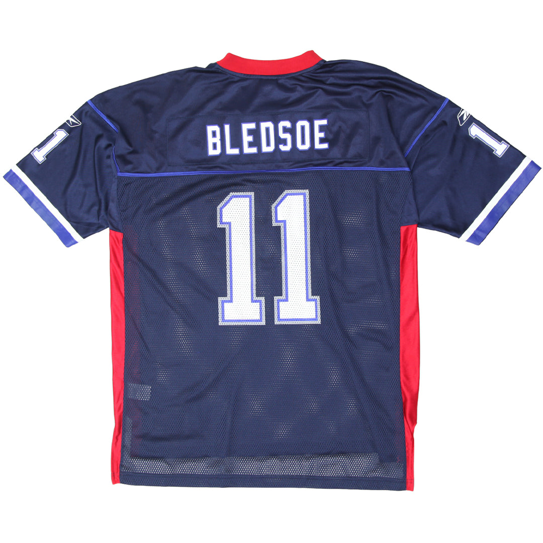 Reebok NFL New England Patriots Drew Bledsoe #11 Mens  Jersey