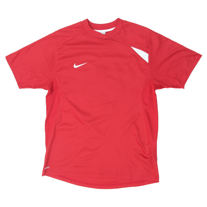 Nike Swoosh  Embroidered Schulz #33  Mens Red Sports T-Shirt