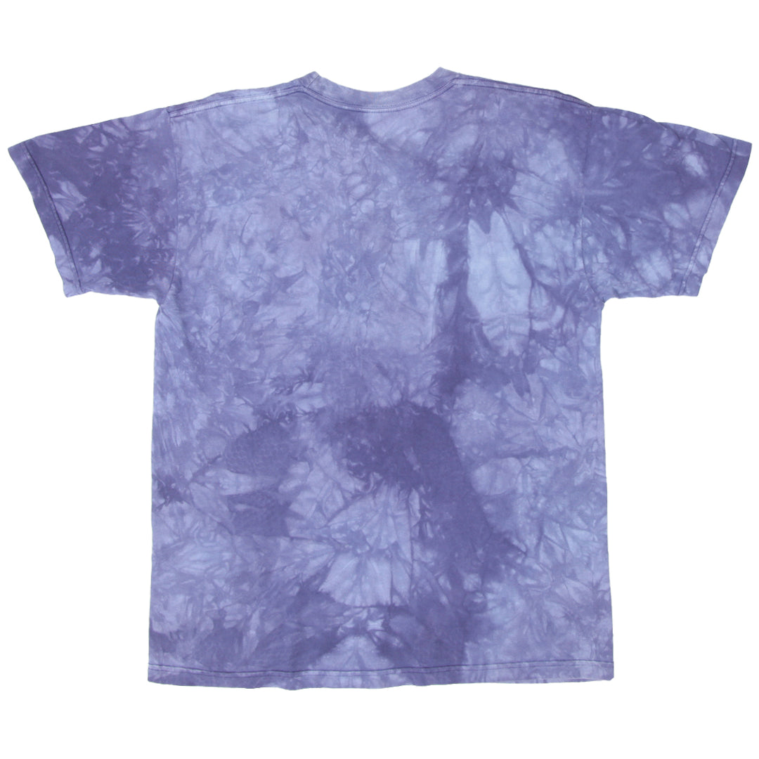 Vintage The Mountain Cat Tie-Dye T-Shirt Purple Large