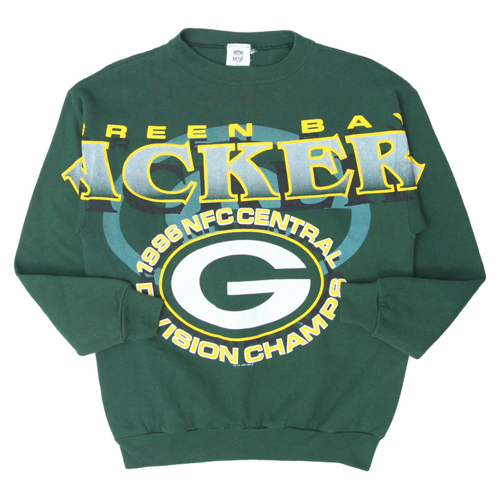 Vintage 1996 Green Bay Packers NFC Central Division Champs Crewneck Sweatshirt