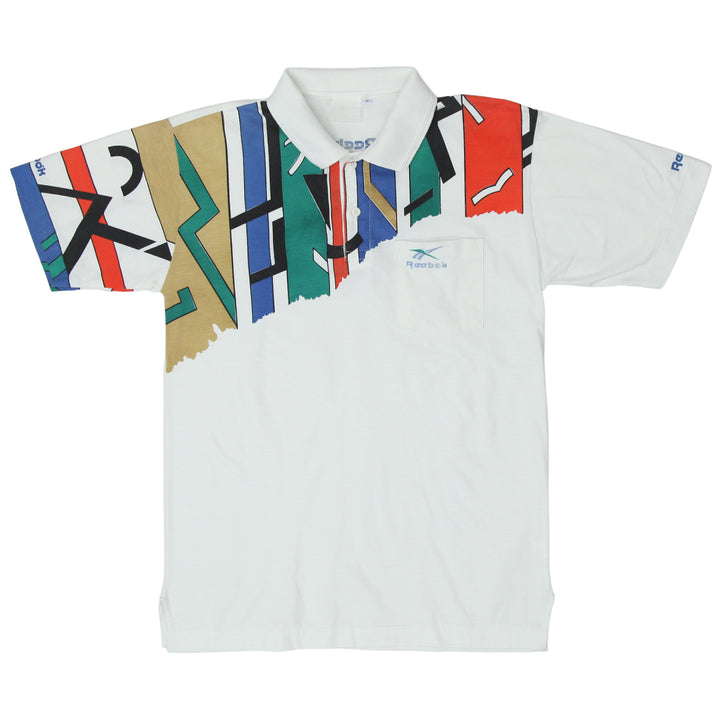 Mens Reebok Logo Embroidered Pocket Polo T-Shirt