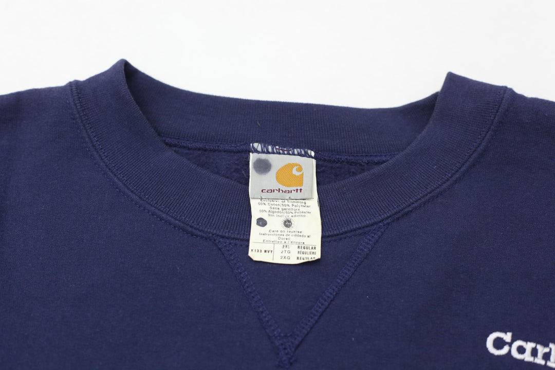 Vintage Carhartt Logo Embroidered Crewneck Sweatshirt