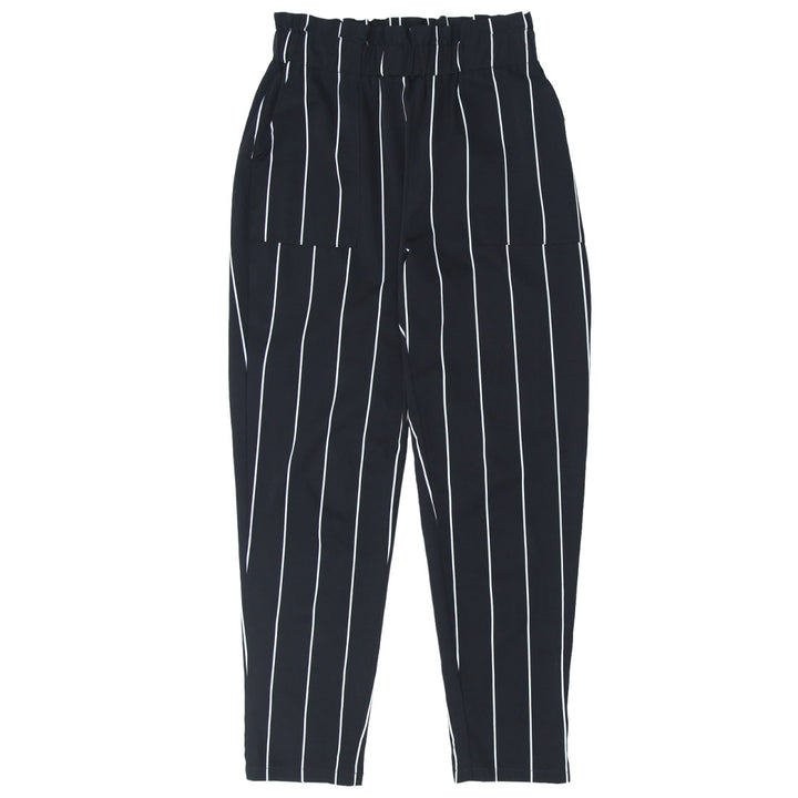 Ladies Streetwear Society Black/White Stripe Pants