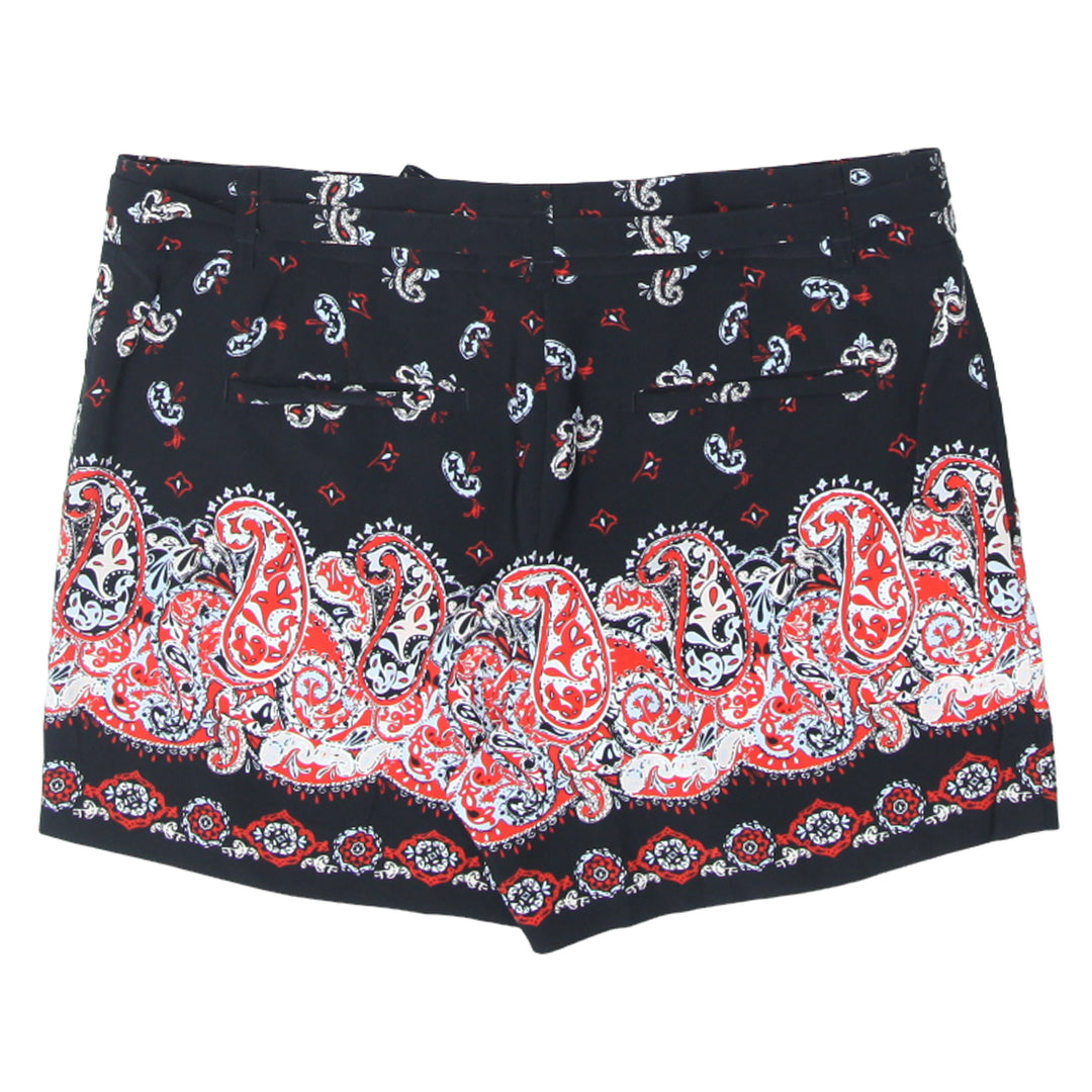 Ladies Ann Taylor Paisley Print Shorts