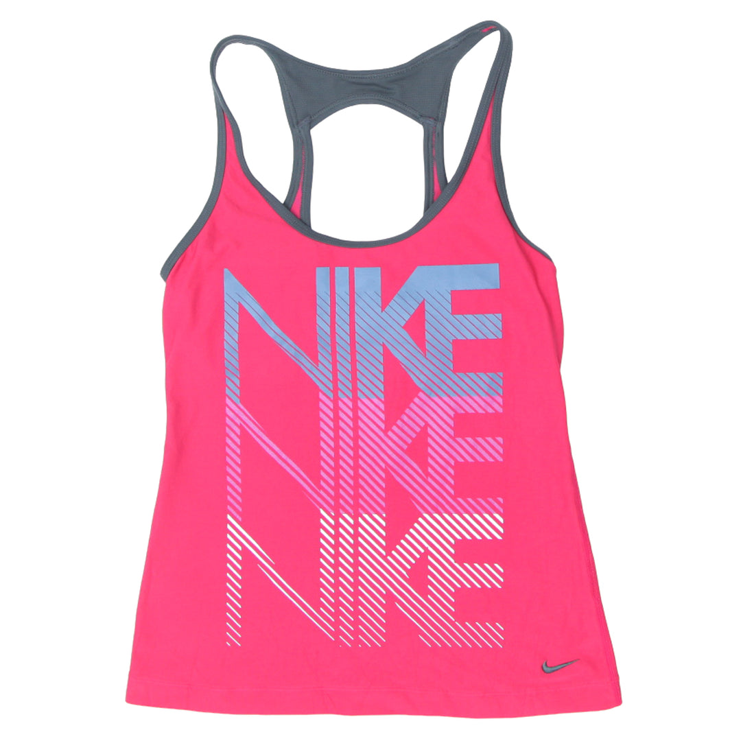 Ladies Nike Spell Out Strappy Workout Tank Top
