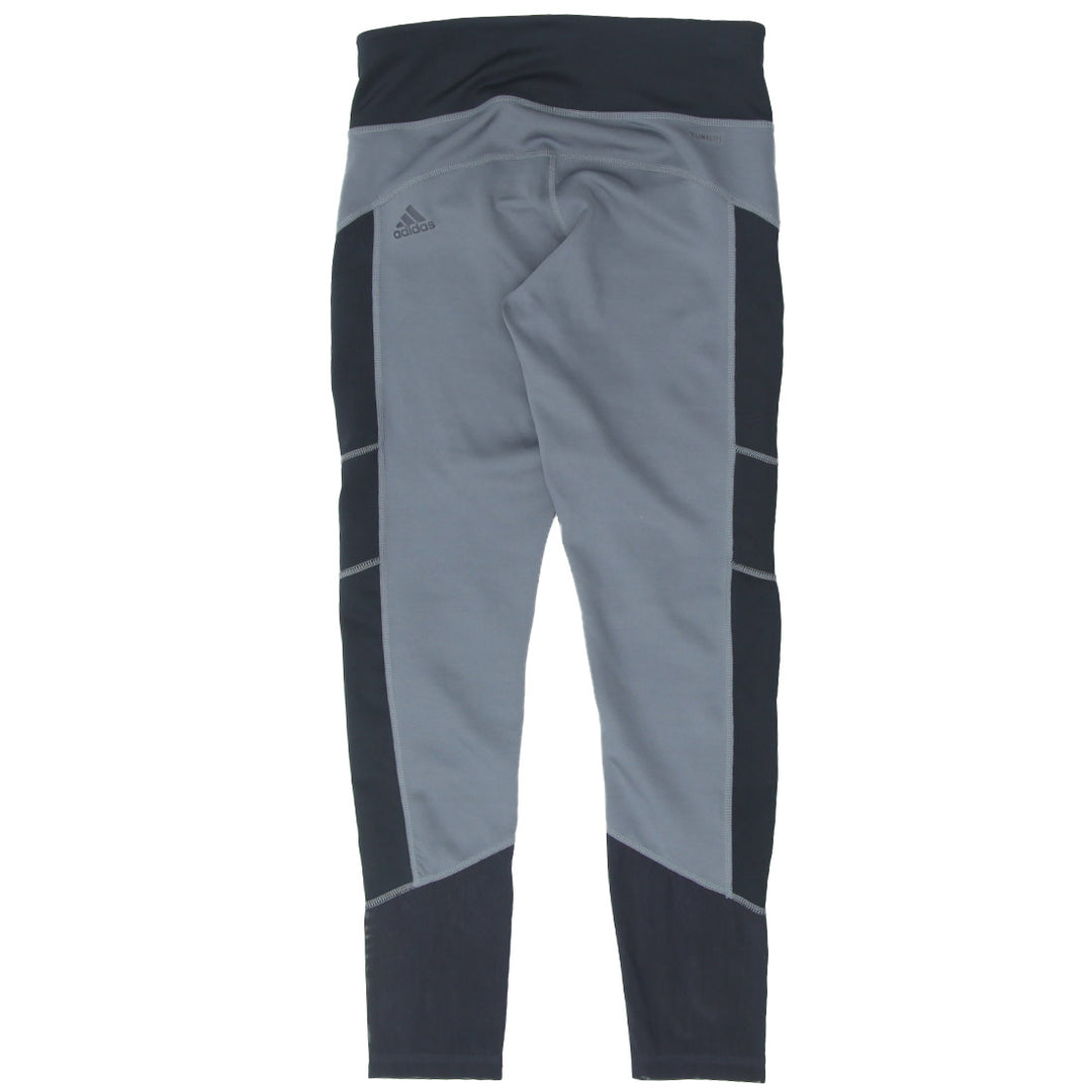 Ladies Adidas Black/Gray Workout Pants