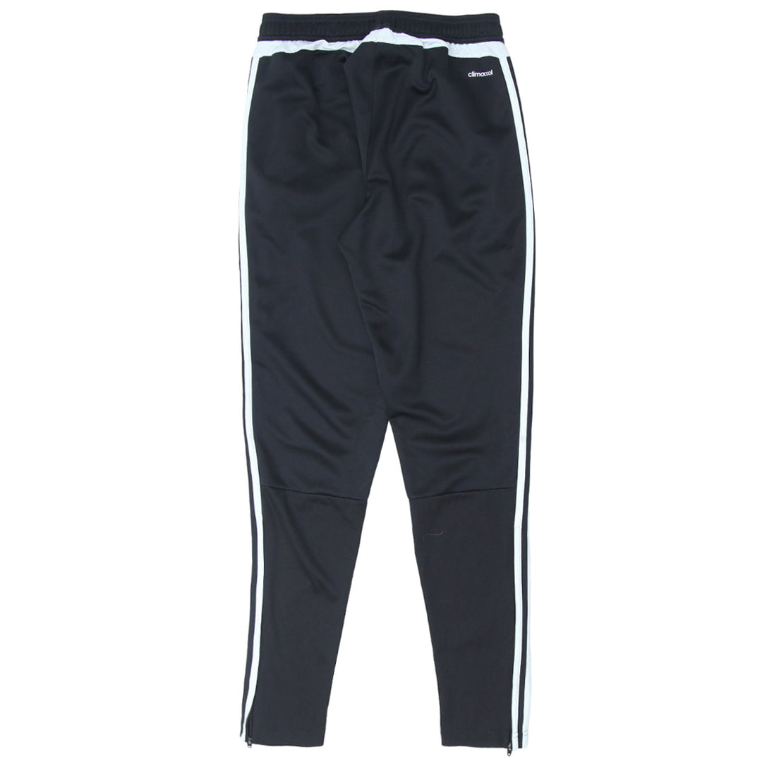 Ladies Adidas White Stripes Black Skinny Track Pants